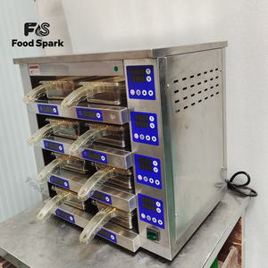 Vitrine chauffante de <span class=keywords><strong>comptoir</strong></span> pour burgers et galettes de viande, 2/3/4 niveaux, 6/8 bacs, pour <span class=keywords><strong>McDonald</strong></span>'s et KFC, pour la restauration rapide, modèle très demandé - Product Image 5