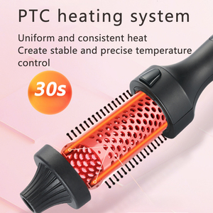 Brosse lissante électrique en céramique PTC VOAUN avec écran LED pour usage domestique - Product Image 2