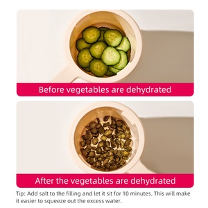 Custom Color/Logo Vegetable Fruit Dehydrator Manual Pressing Drying Machine Drain Basket Used for Making Pickles Kimchi - Product Image 6