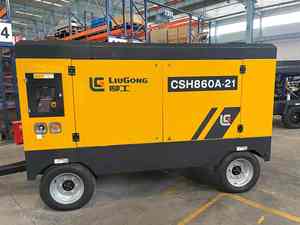 Compresor de Aire Portátil y Eficiente CSH860A-21 de Venta Caliente, Similar a Icon, para Perforación de Pozos de Agua, con 4 Ruedas - Product Image 6