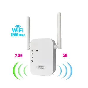 5Ghz kablosuz WiFi tekrarlayıcı aralığı genişletici 1200Mbps yönlendirici Wifi güçlendirici Wifi uzun 2.4G 5G Wi-Fi sinyal amplifikatörü tekrarlayıcı