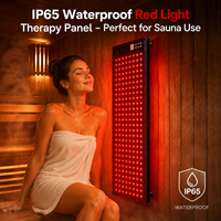 Panneau de luminothérapie rouge étanche à double mode, appareil infrarouge proche pour la réparation des tissus profonds, utilisation sur tout le corps, sauna à lumière rouge