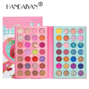 Palette de <span class=keywords><strong>fard</strong></span> <span class=keywords><strong>à</strong></span> paupières dans 56 couleurs, boîte de <span class=keywords><strong>fard</strong></span> <span class=keywords><strong>nacré</strong></span>, mat et pailleté, de qualité supérieure, nouveau produit - Product Image 1