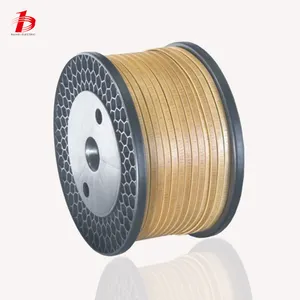 Wholesale Dependable Double fiberglass covered conductors Flat Fiberglass wrapped Aluminum/Copper magnet wire For Transformers