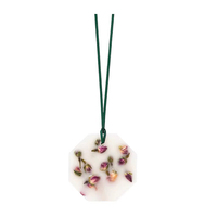 Plantes Fleur Ensemble De Mariage Suspendus Bougies De Cire Parfumée Sachet Parfum Durable À La Main Lavande Pot-pourri Cire De Soja Naturelle 50g