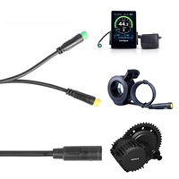 Bafang-Pièces pour moteur central BBS01/02B BBSHD 1T2 Câble de connexion de l'accélérateur Bafang Y pour vélo électrique 1000w 8fun