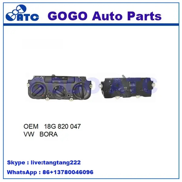 Переключатель панели управления для V W Bora OEM 18G820047 18G 820 047