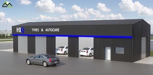 Atelier en structure acier HIQ, conception industrielle pour usage en magasin de pneus et d'entretien automobile - Product Image 2