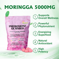 Gummies aux phéromones pour femmes OEM/ODM, formule végétale naturelle, saveur fraise