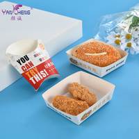 Caja de Embalaje Personalizada para Comida Rápida, Bolsa para Hamburguesas, Nuggets de Pollo y Papas Fritas, de Papel, Grado Alimenticio