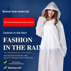एवा ने बाहरी हाइकिंग वयस्क के लिए डिस्पोजेबल पूर्ण शरीर की लंबी पोर्टेबल बारिश - Product Image 1