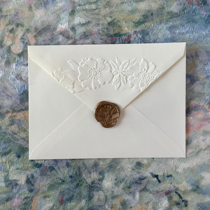 Sobres con Patrón Floral Personalizado <span class=keywords><strong>de</strong></span> 5x7 Pulgadas, Sobres para Invitaciones con Relieve 3D, Papelería para Bodas, Sobres para Correspondencia Matrimonial - Product Image 5