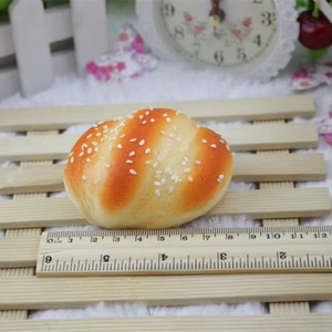 Mina Soft Steamed Bun Squishy <b>Toy</b> Sesame Topped Dessert Style Stress Relief Squeeze <b>Toy</b> for Office <b>Desk</b> Home Decor - Product Image 2
