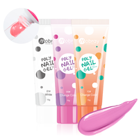 Kit Poly Nail Gel Tout Pour Manucure Extension Rapide Polygels Kit Nail Set Avec Nail Art Outils Avec Gel Solution