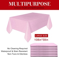 BAP Free Solid Color Plastik tischdecke Einweg öl beständige Tischdecke für Partys Picknick Camping und Outdoor