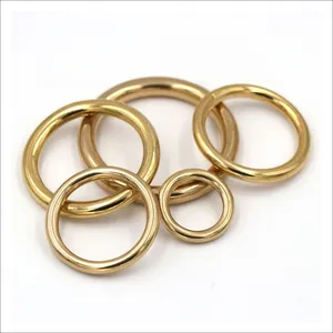 Circle Round Solid Brass O Ring For Handbag