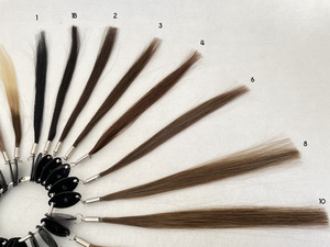 Espositore all'ingrosso di 32 colori per <span class=keywords><strong>capelli</strong></span>, anello campionario per <span class=keywords><strong>capelli</strong></span> umani, cartella colori per <span class=keywords><strong>capelli</strong></span> Remy - Product Image 3