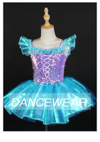 Robe en tulle colorée pour enfants Pegasus, printemps/été, robe de princesse sirène, robe de danse de ballet, costume de scène