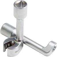 Jeu de clés à capot ouvert en L à 6 pièces en acier au chrome-molybdène pour capteur d'oxygène, outil de démontage d'injecteur diesel