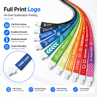 Lanière en polyester avec logo personnalisé |   Sangle de cou personnalisée pour porte-badge |   Cadeau promotionnel pour événement