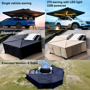 <span class=keywords><strong>Auvent</strong></span> autoportant robuste à 270 degrés, imperméable, <span class=keywords><strong>pour</strong></span> toit de voiture, idéal <span class=keywords><strong>pour</strong></span> le overlanding - Product Image 2
