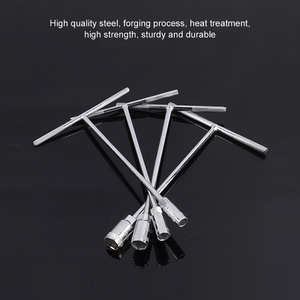 Thép Carbon T-Xử Lý 6 Điểm Cờ Lê T Xử Lý Metric Hex Ổ Cắm Cờ Lê Đặt Cho Xe Máy Xe Đạp Sửa Chữa - Product Image 2