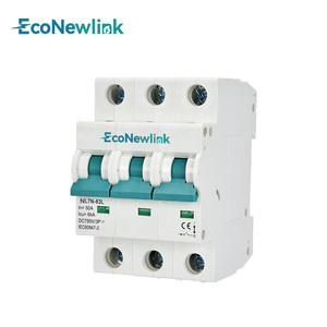 Disjoncteur miniature (MCB) 2P, capacité de coupure 6kA, 63A PA/PC/DMC, interrupteur de transfert manuel double alimentation MTS, verrouillage - Product Image 4