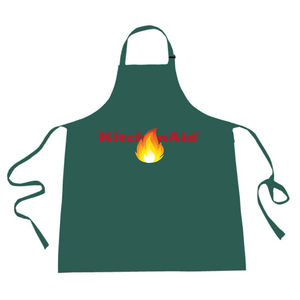 Logotipo personalizado de impresión de sarga de algodón Unisex Babero Cocina Delantales de cocina - Product Image 3