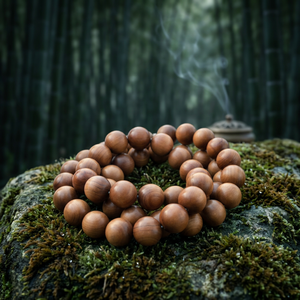Ornements en bois/ornement en bois sculpté/perles de bois de santal - Product Image 1