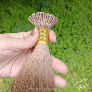 Extensions de cheveux naturels européens Remy de 18 à 20 pouces I Tip <span class=keywords><strong>Micro</strong></span> Link Kératine 0.8g à 1g Brins Extensions de cheveux humains à la kératine organique - Product Image 3