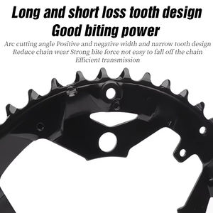 Plateau de vélo vtt 64/104 BCD pédalier 22/<span class=keywords><strong>32</strong></span>/42/44T Double/Triple vitesse pédalier pièces de vélo - Product Image 4