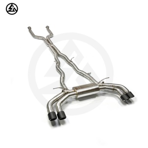 M5 G90/G99 egzoz BMW S68 4.4TT V8 Valvetronic Ss304 susturucu Valved Catback - Product Image 5