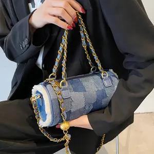 Sac à main avec chaîne Cowboy pour femmes, fourre-tout de Shopping en ligne, de marque chinoise, Design Style américain, 86, xk2ndr