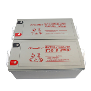 Banatton-Baterí<span class=keywords><strong>a</strong></span> de ácido de plomo Solar, pila de ciclo profundo de Gel, 12V, 180AH, Accu - Product Image 4