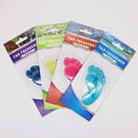 Vente en gros Rafraîchisseur d'air pour voiture Jelly Belly Diffuseur suspendu Parfum en carte parfumée pour la décoration de la maison Rafraîchisseur d'air pour voiture