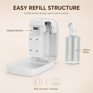 Diffusore di Aromi Professionale Commerciale 400ml Senza Acqua, <span class=keywords><strong>per</strong></span> Ambienti fino a 1000m³, Montaggio a Parete <span class=keywords><strong>per</strong></span> Ristoranti e <span class=keywords><strong>Negozi</strong></span> - Product Image 5