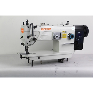 Máquina de coser en zigzag industrial para caminar de alta resistencia con una aguja para zapatos de cuero, de una sola aguja, - Product Image 3