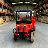 Camion benne agricole tout-terrain 4x4 DYC-18 à moteur diesel, idéal pour vergers et chantiers de construction