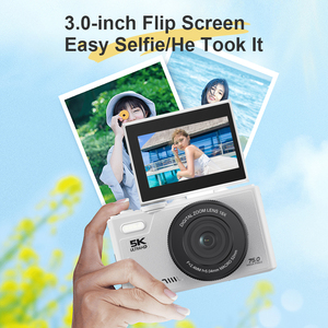 Appareil photo numérique portable HD 5K de 3 pouces avec capteur FA et résolution 80MP, zoom optique 18x. - Product Image 3