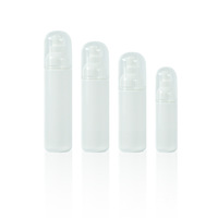 Flacon pulvérisateur à pompe à brume fine transparente blanche de 50/100/120/150 ml, flacon de recharge personnalisé en PET pour parfum et soin de la peau, hydratant