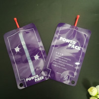Sacs pliables en plastique laminé sans BPA, pièces, emballage de graines de cochon, usage industriel, avec tube