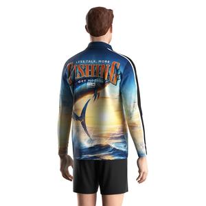 เสื้อโปโลแขนยาวสำหรับผู้ชาย ตกปลาได้ น้ำหนักเบา ป้องกันแสงแดด UPF50+ ผ้าระบายอากาศ เหมาะสำหรับนักล่าและกิจกรรมกลางแจ้ง - Product Image 3