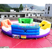 Jeu interactif gonflable géant hippopotames affamés jeu gonflable éliminateur pour adultes