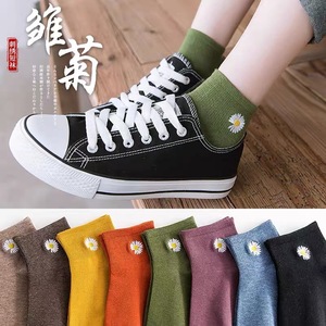 Women's Cotton Ankle Socks Breathable Korean Style Boat Socks For Youth Casual Wear - Product Image 2