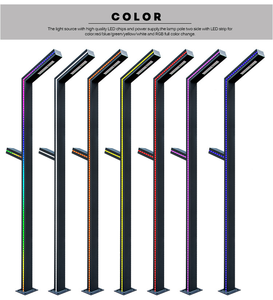 Poste de luz de perfil de aluminio de alta tenacidad con color de luces LED personalizado - Product Image 4