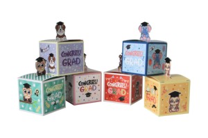 Décoration de fête de remise des diplômes petite boîte en papier boîte-cadeau d'échange de classe faveurs de prix enseignant-étudiant pour la cérémonie de remise des diplômes - Product Image 3