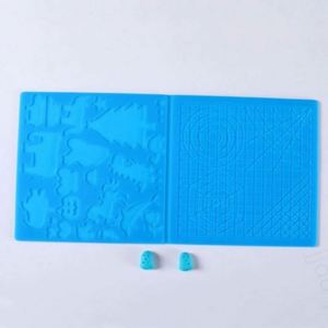 Placa de copia para bolígrafo de impresión 3D, base metálica tridimensional, accesorios modernos redondos - Product Image 6