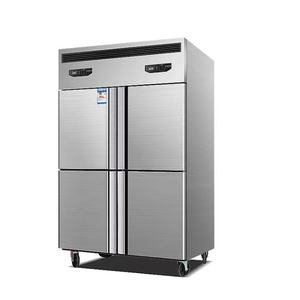Wholesale Price White Glass Four Door Side by Refrigerator Fridge and Freezer High-Quality Type and Efficient for Long-t - Product Image 1