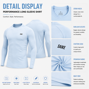 Camiseta Deportiva Gimnasio Active Wear, Sudadera Quater, Camiseta para Hombre, Ropa Deportiva, Manga Larga, Talla Grande, para Gimnasio - Product Image 2