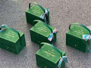 Çift katmanlı kadife hediye kutusu, zarif tasarım düğün iyilik için hassas bir seçim, yıldönümleri, ve özel günler - Product Image 5